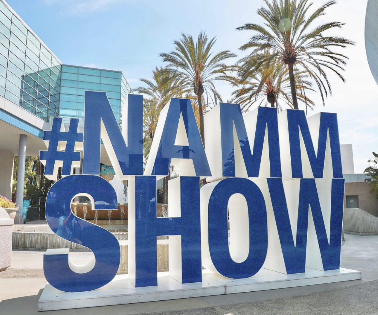 NAMM Show sign